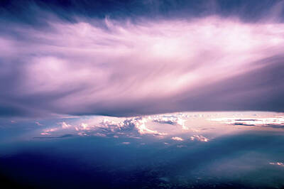 Back To School For Guys - Beautiful Sky High View From Airplane Clouds by Alex Grichenko