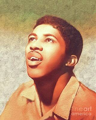 Rock And Roll Paintings - Ben E. King, Music Legend by Esoterica Art Agency