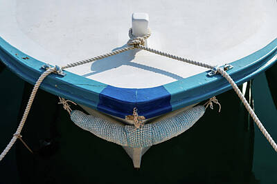 Snails And Slugs - Bow of a small fishing boat with ropes by Stefan Rotter