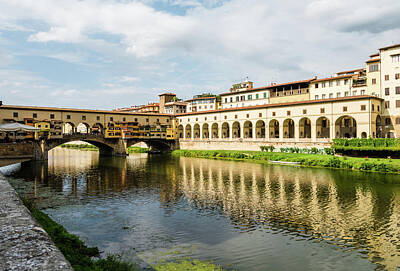 Keith Richards - Famous Ponte Vecchio bridge in Florence, Italy by Tosca Weijers