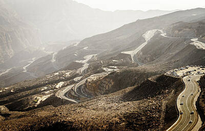 Curated Travel Chargers Royalty Free Images - Jebel Jais road in UAE Royalty-Free Image by Alexey Stiop