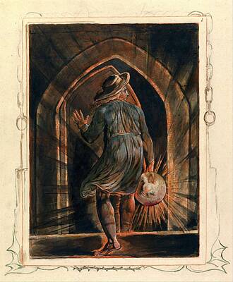 Rustic Cabin - Jerusalem  Plate 1  Frontispiece William Blake by Celestial Images