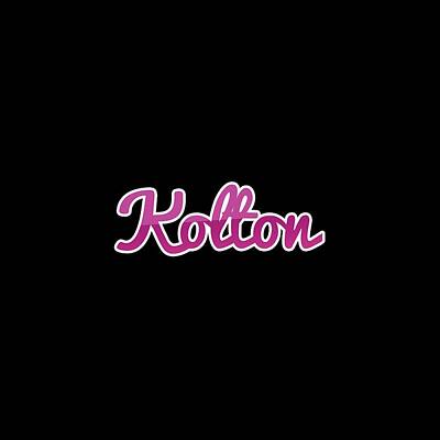 Watercolor Typographic Countries - Kolton #Kolton by TintoDesigns
