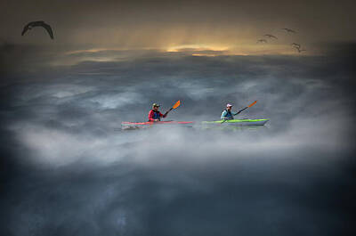 Surrealism Photos - Life in the Clouds by Mike Gifford