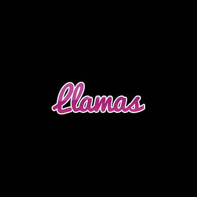 Mammals Digital Art - Llamas #Llamas by TintoDesigns