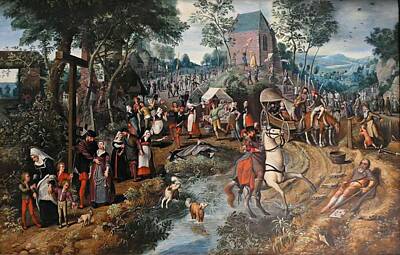 Nothing But Numbers - Pieter AERTSEN  1507 1575 - Return of a pilmigrage to Saint Anthony by Celestial Images