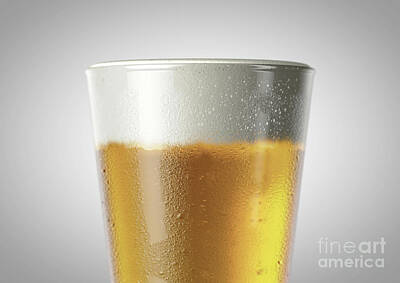 Beer Digital Art - Shaker Pint Beer Pint by Allan Swart