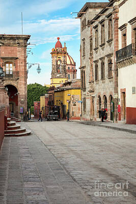 Pucker Up Rights Managed Images - Street Scene San Miguel de Allende Royalty-Free Image by Lawrence Burry