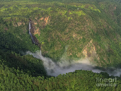 Transportation Photos - 1,000 Foot Falls by Astrum Helicopters
