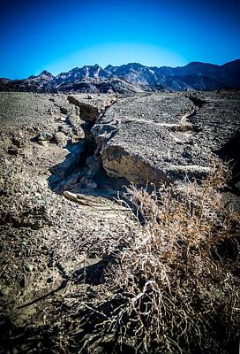 Only Orange - Death Valley National Park Scenes In California by Alex Grichenko