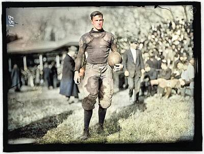 Football Royalty-Free and Rights-Managed Images - 1911. Washington, D.C.  Football. Georgetown University Game by Celestial Images
