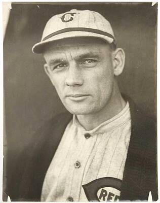 Sports Royalty-Free and Rights-Managed Images - 1921 Rube Marquard Cincinnati Reds, Sports by Celestial Images