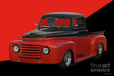 Keep Calm And - 1950 Ford F100 Stepside Pickup by Dave Koontz