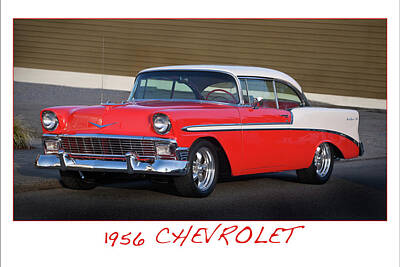 Boho Christmas - 1956 Chevrolet by Mike Penney