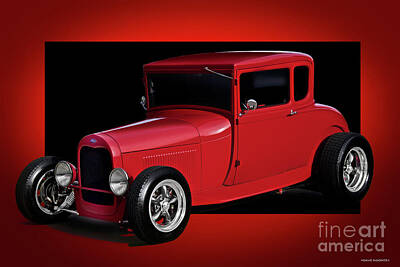 Negative Space Rights Managed Images - 1928 Ford Model A Coupe Royalty-Free Image by Dave Koontz