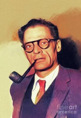 Spiral Staircases - Arthur Miller, Literary Legend by Esoterica Art Agency