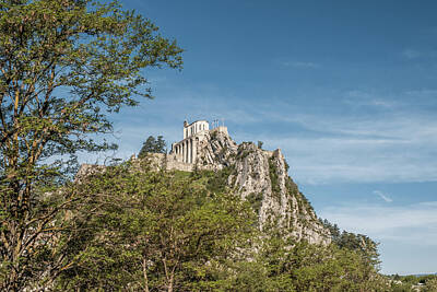 Negative Space - Citadel at Sisteron in France  by Jon Ingall