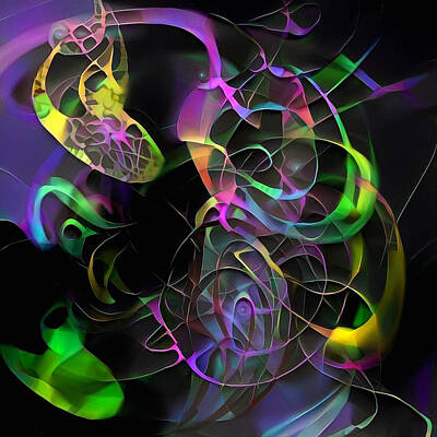 Abstract Animalia - Colorful Abstract by Bruce Rolff