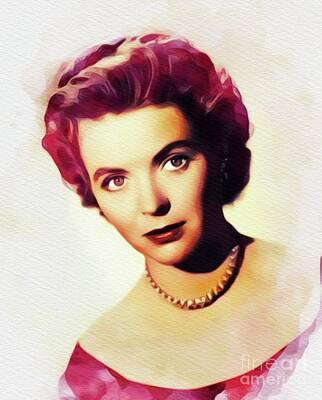 Animal Paintings David Stribbling - Dorothy McGuire, Vintage Actress by Esoterica Art Agency