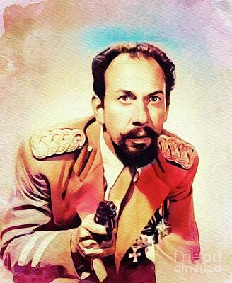 Celebrities Royalty-Free and Rights-Managed Images - Jose Ferrer, Vintage Actor by Esoterica Art Agency