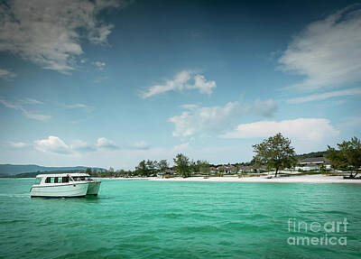 Western Art - Paradise Beach In Koh Rong Island Near Sihanoukville Cambodia Co by JM Travel Photography
