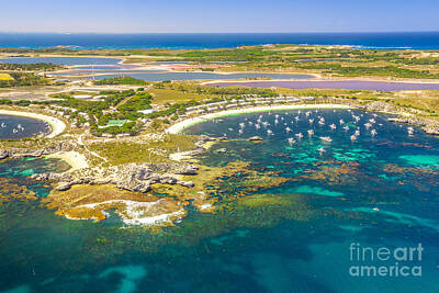 Cultural Textures - Rottnest Island Pink lake by Benny Marty