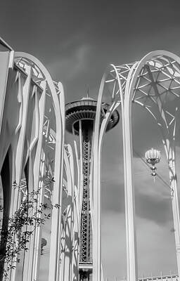 Vintage Diner Cars - Space Needle Vintage SPN3 by Cathy Anderson