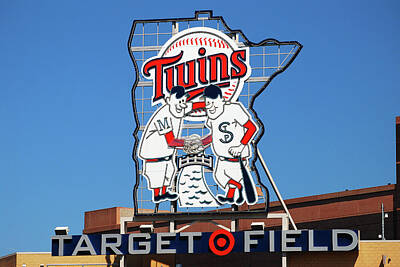 Baseball Royalty-Free and Rights-Managed Images - Target Field, Home of the Twins by James Kirkikis