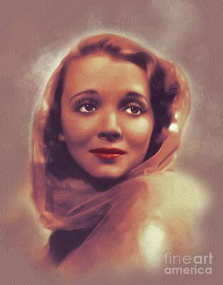 Discover Inventions - Virginia Bruce, Vintage Actress by Esoterica Art Agency