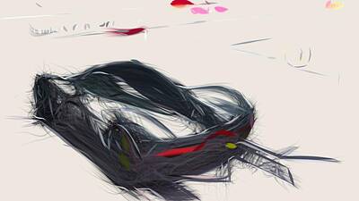 A Tribe Called Beach - Aston Martin AM RB 001 Draw by CarsToon Concept