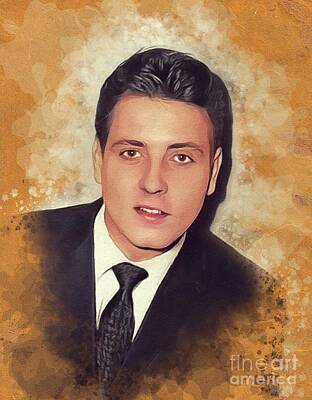 Actors Royalty-Free and Rights-Managed Images - Eddie Cochran, Music Legend by Esoterica Art Agency
