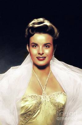Landscapes Kadek Susanto Royalty Free Images - Jean Peters, Vintage Actress Royalty-Free Image by Esoterica Art Agency