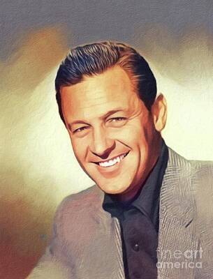 Celebrity Watercolors - William Holden, Hollywood Legend by Esoterica Art Agency