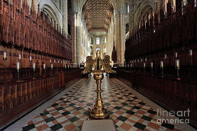 Millennial Trends Out Of Office - Interior of Peterborough City Cathedral by Dave Porter