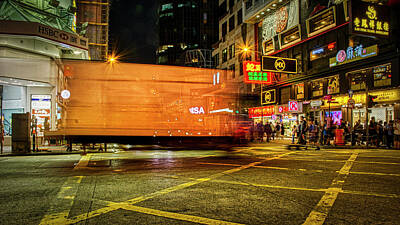Purely Purple - 4066- Hong Kong Street by David Lange