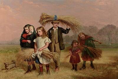 Femme Fatale - Children Returning Home from Gleaning by MotionAge Designs