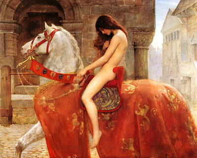 Nudes Royalty-Free and Rights-Managed Images - Lady Godiva by John Collier