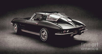 Transportation Rights Managed Images - 63 Chevrolet Corvette Stingray Royalty-Free Image by Jorgo Photography