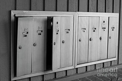 Kim Fearheiley Photography Rights Managed Images - Mailboxes Break-In Royalty-Free Image by Jim Corwin