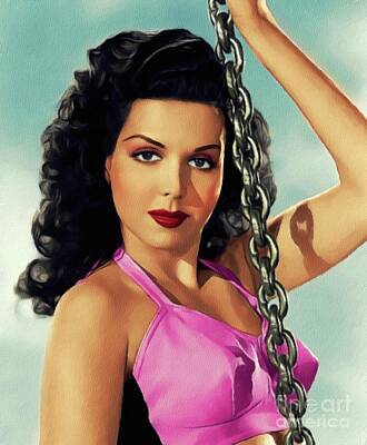 All You Need Is Love Royalty Free Images - Ann Miller, Vintage Movie Star Royalty-Free Image by Esoterica Art Agency