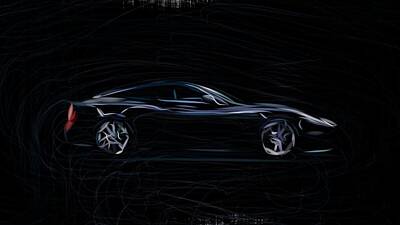 Adventure Photography - Aston Martin Vanquish S Draw by CarsToon Concept