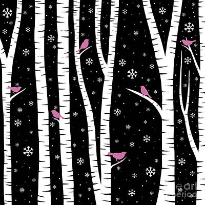 Sports Illustrated Covers - Birch Forest - Winter Idyll by Valentina Hramov
