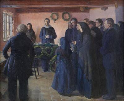 Just Desserts Royalty Free Images - A Funeral, 1891 Anna Ancher Royalty-Free Image by Celestial Images