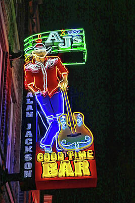 Wine Rights Managed Images - A JS GoodTime Bar # 2 - Nashville Royalty-Free Image by Allen Beatty