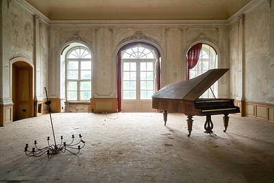 Musician Photo Royalty Free Images - Abandoned Grand Piano Royalty-Free Image by Roman Robroek