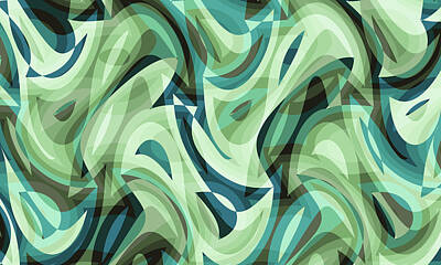 Cities Royalty Free Images - Abstract Waves Painting 0012234 Royalty-Free Image by CarsToon Concept