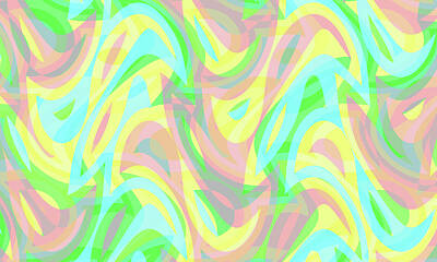 Thomas Kinkade Royalty Free Images - Abstract Waves Painting 0012708 Royalty-Free Image by CarsToon Concept
