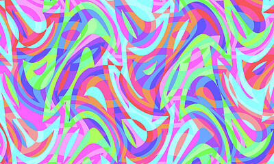 Modern Man Vintage Space Rights Managed Images - Abstract Waves Painting 001839 Royalty-Free Image by CarsToon Concept