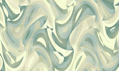 Rose - Abstract Waves Painting 002928 by CarsToon Concept