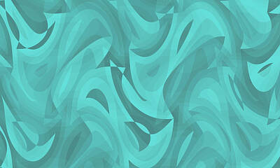 Fashion Paintings Rights Managed Images - Abstract Waves Painting 006350 Royalty-Free Image by CarsToon Concept